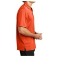 thumbnail image 3 of Yellow Rooster Men's Short Sleeve Dri-Mesh Polo T-Shirts Bright Orange XS, 3 of 5
