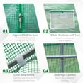 thumbnail image 5 of Outsunny 11.5' x 10' x 7' Portable Walk-In Steeple Garden Greenhouse, 5 of 8