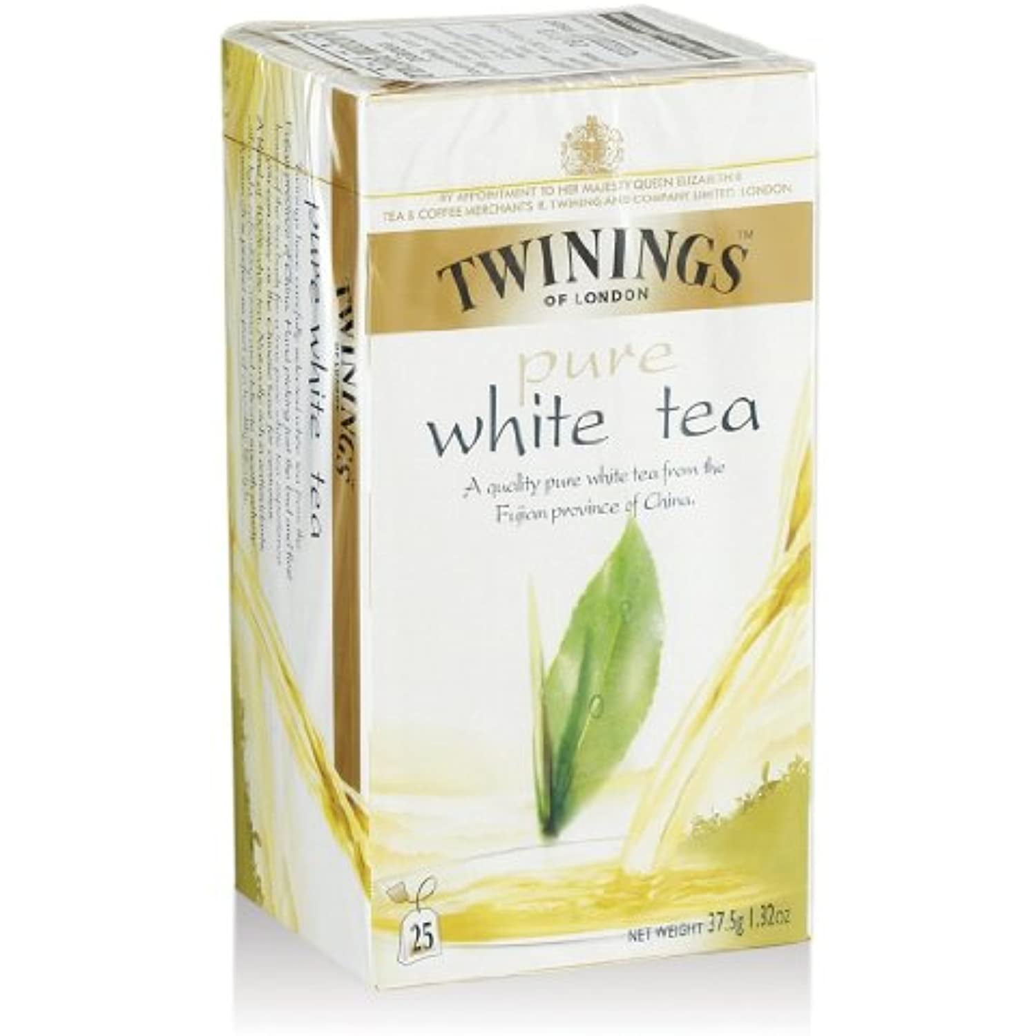 Twinings ,Pure White Tea Bags 1.32 Ounces ,25 Count