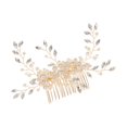 thumbnail image 3 of Clip de Peines Salvador Accesorios para el cabello Horquillas para el cabello Adornos para el cabello Joyas Peine para el cabello de boda Clip Dorado, 3 of 10