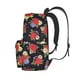 thumbnail image 3 of Disketp Red Rose Flower Mochila Escolar de Gran Capacidad y Peso Ligero, Mochila de Viaje Ideal para Escuela, Trabajo y Uso Diario, Cómoda y con Estilo, 3 of 8
