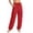 *Red, variant on VBVC Women's Drawstring Parachute Cargo Pants , Lightweight Adjustable Hem Trousers For Women,Ladies' High Waisted Jogger Pants with Pockets,Army Green,M-5XL