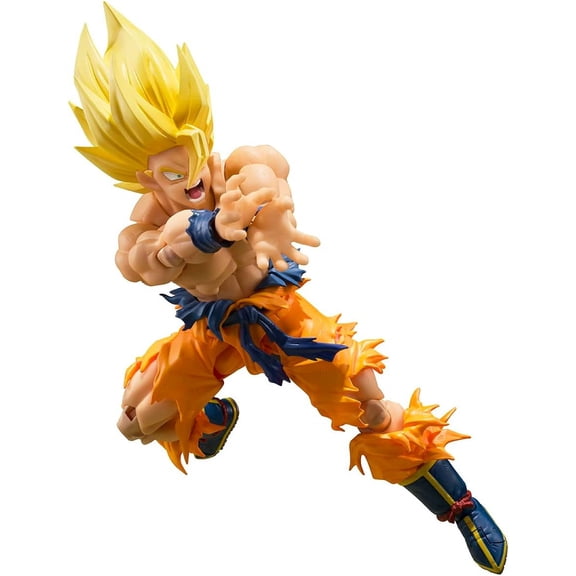 Bandai Spirits Dragon Ball Z S.H.Figuarts Son Goku: Legendary Super Saiyan Action Figure (6")