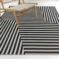 thumbnail image 2 of Balta Pessoa Modern Striped Indoor/Outdoor Area Rug 7'10" x 10' - Charcoal, 2 of 10