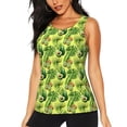 thumbnail image 2 of Picia Kiwi and Avocado Pattern Women's Workout Tank Top,Breathable Activewear,Slim Fit Athletic Top,Versatile Workout Moisture-wicking top-XX-Large, 2 of 9