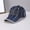 Dark Blue, variant on AirLoni Baseball Cap For Men Women Washed Denim Embroideried Sequins Decor Adjustable Breathable Airy UV Protection Sports Hat Trucker Hats Dad Hats For Outdoor Sports Sky Blue,One Size