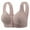 Purple, variant on Aura Lane Women’s Extra Plus Size Front Closure Fixed Cup Bra – Wirefree Concentrated Shape Bra with Tank Design, Plus Size Comfort Grey 42
