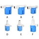 thumbnail image 5 of Toystoory Válvulas de válvula de Control automático de nivel de contenedor de torres de agua accesorio de mantenimiento de reparación profesional para Juegos de accesorios de baño Tipo 1 Toystoory HA069682-01, 5 of 6