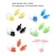 thumbnail image 4 of Yuarrent Clip de nariz impermeable reutilizable suave natación antideslizante juego de tapones para los oídos protección de seguridad para Deportes acuáticos Azul, 4 of 6