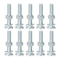 thumbnail image 5 of Uxcell 5/16-18 x 2" pernos de carro de cuello cuadrado con tuercas y arandelas, tornillos de perno de entrenador de acero al carbono 10 juegos, 5 of 5