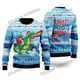thumbnail image 3 of Suéter navideño feo con estampado 3D de Jiu Jitsu con Jesús te respalda para hombres y mujeres, suéter de punto cálido e informal para invierno MY20, 3 of 5