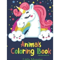 Animals colouring books : For kids & toddlers - activity books for preschooler - coloring book for Boys, Girls, Fun, ... book for kids ages 2-4 4-8- Santa Claus edition- Christmas gift (Paperback)