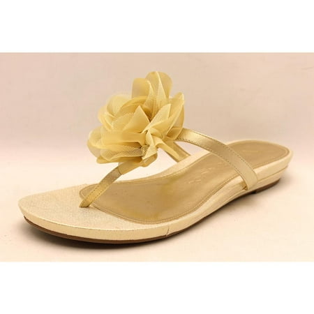 UPC 716142524488 product image for Nina Margery Women US 7 Gold Flip Flop Sandal | upcitemdb.com