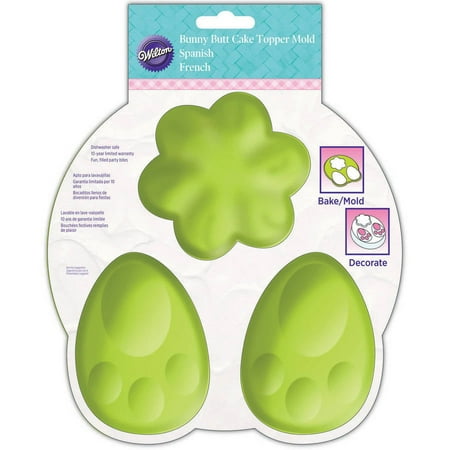 Wilton Bunny Butt Cake Topper Silicone Mold