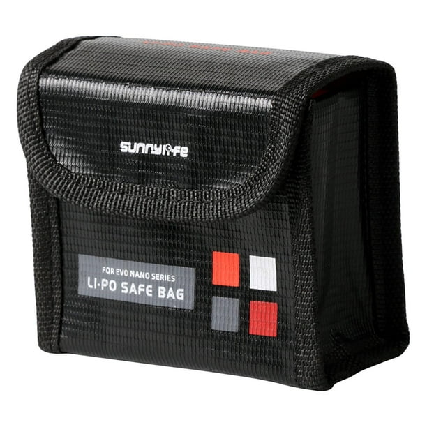 Bolsa de Almacenamiento de Batería Lipo Protector a Prueba de Explosiones Sunnimix para 3 Baterías