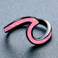 thumbnail image 4 of Wave Ring Creative Glittering Jewelry Ring Charm Ring Fashion Ring for Ladies, 4 of 5