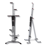 Maxi Climber: Vertical Stair-Stepping Fitness Machine for Total Body Workouts, Adjustable Climbing Mechanism, Ideal for Home Gym Cardio and Muscle Training with Integrated Monitor