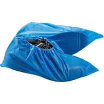 Water Resistant Disposable Shoe Covers, Size 6-11, Blue, 150 Pairs/Case
