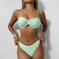 thumbnail image 3 of Bigersell Womens Tankinis Sets with Boy Shorts, Striped Print Two Piece Swimsuits, Soft Cut Padded Tankinis Bathing Suits Swimwear 2 Piece Bikini Sets Green S, 3 of 7