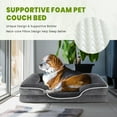 thumbnail image 4 of JOINSUN 35"x25" Orthopedic Dog Bed, Supportive Memory Foam Dog Sofa, Gray, 4 of 6