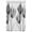 White, variant on Tulip Black White Door Curtains for Door Window, French Sidelight Front Back Door Curtains With Tieback, Spring Floral Botanical Bloom Kitchen Rod Pocket Drapes Panel, 54"x40"