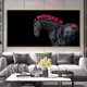 thumbnail image 3 of Pósteres de caballos de una pieza, impresiones en lienzo, pintura de animales, imágenes artísticas de pared para sala de estar, decoración moderna del hogar, Cuadro sin marco, 3 of 5