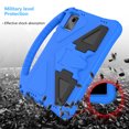 thumbnail image 6 of Allytech Lenovo Tab M11 11" 2024 TB330FU Case for Kids, EVA Foam Shockproof Kids Friendly Rugged Protective [Screen Camera Protection] Back Cover with Handle & Kickstand, Blue, 6 of 6