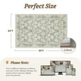 thumbnail image 3 of SIXHOME 6'x9' Floral Area Rug, Washable Soft Non-Slip Traditional Carpet for Living Room Bedroom Dining Room, Sage Green, 3 of 8