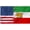Us Iran Friendship Flag Under $5 a4, variant on Fufafayo US Iran Friendship Flag 3x5 Feet, Large American And Old Iranian Flag for Outdoor Display, Durable Polyester Banner with Brass Grommets And Double Stitched Edges, Decorative Garden Yard Or