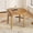 Light Brown, variant on Extendable Round Dining Table for 2–4 People Folding Wood Dining Table Adjustable Space Saving Design for Small Apartment Dining Area, Light Brown