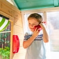 thumbnail image 5 of Teamson Kids Agnes Wooden Playhouse with Garden Window & Flower Boxes, Tan, 5 of 18