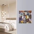 thumbnail image 4 of Yayeee Toggle Light Switch Wall Plate 2-Gang 4.56"x4.48" Decorative Outlet Cover, Colorful Flowers, 4 of 7