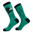 thumbnail image 2 of Men's Bear Attack Tip Socks Funny Sarcastic Camping Graphic Footwear, 2 of 4