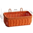 thumbnail image 1 of Cesta de almacenamiento de jengibre y ajo Cesta colgante tejida Cesta de cocina Cesta de pared para jengibre, ajo, cebolla, huevo, fruta Caja de almacenamiento de ratán de imitación, 1 of 6