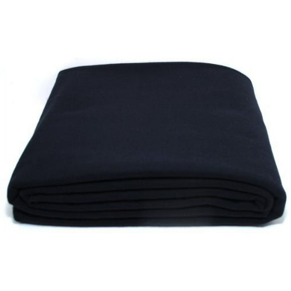 Anti-Tarnish Silver Cloth - Pre-Cut by The Yard - Black (5 Yards by 58"")