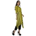 thumbnail image 3 of Moomaya Asymmetric Kurti With Pant Indian Tunic Tops Printed Kurti Set For Women, 3 of 6