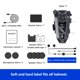 thumbnail image 5 of Auriculares Bluetooth para casco de motocicleta con pantalla LED y pantalla digital, con radio y reducción de ruido, 5 of 5