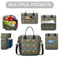 thumbnail image 2 of Pioneer Flower Floral Print Pattern Womens Lunch Box for Work,Insulated Large Lunch Bag,Leakproof Adult Lunch Bag for Work,Beach,Travel,Picnic,Camping, 2 of 6