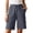 Dark Gray, variant on Summer Beach Shorts Plus Size Casual 5 Inch Inseam Loose Fit Bottoms Short Sleeve Tunics for Women