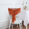 thumbnail image 3 of Efavormart 5 Pack | Terracotta Gauze Cheesecloth Boho Chair Sashes - 16" X 88", 3 of 11