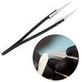 thumbnail image 2 of Chendee Anti-Static Ceramic Tweezers Stainless Steel Anti-Magnetic Industrial Tweezers,Straight Pointed, 2 of 9