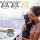 thumbnail image 1 of Xihbxyly Soporte para Comedero de Mascotas, con Estructura de Hierro Elevada, Reduce La Tensión En El Cuello, Antivuelco y Antioxidante, Ideal para Gatos y Perros Pequeños, Mejora La Comodidad Al Com, 1 of 2