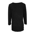 thumbnail image 6 of BLVB Sweaters for Women 3/4 Sleeve Tops Fall Clothes Fashion Clothing Crewneck Knit Ribbed Winter Thermal Shirts, 6 of 6