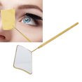 thumbnail image 4 of Stainless Steel Eyelash Mirror, Comfortable Grip Contracted Fashion Fanshaped Eyelash Extension Mirror  For Woman For Home Golden, 4 of 8