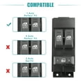 thumbnail image 4 of Interruptor de control de ventanilla eléctrica para GMC Sierra 1500 1999 para Chevrolet Silverado 1500 1999 No.15047637 - Paquete de 1, 4 of 7