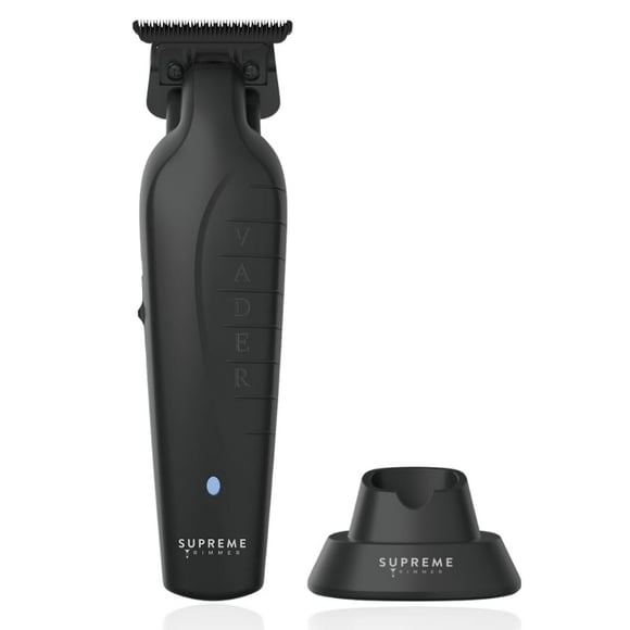 Recortadora suprema Vader ST3778 | Barber Liner Recortadora de barba para hombre (tiempo de funcionamiento de 210 minutos) Cortapelos inalámbricos DLC T Blade | Negro