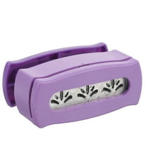 DEEPCRAFF Lovely Shape Puncher Plastic Violet 1Set 2.36X1.57X0.98in