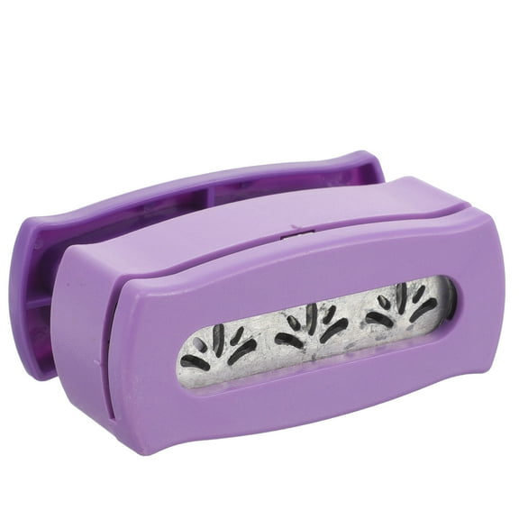 DEEPCRAFF Lovely Shape Puncher Plastic Violet 1Set 2.36X1.57X0.98in
