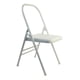 thumbnail image 3 of Silla auxiliar de con soporte lumbar para la espalda, reforzada para equipos portátiles domésticos, silla plegable elástica de metal, silla de, 3 of 8