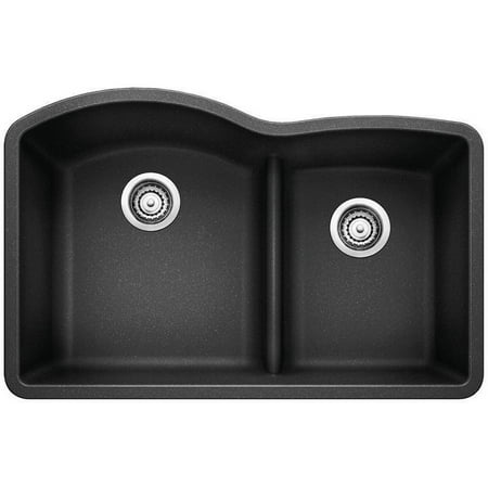BLANCO DIAMOND 1.75 Low Divide Undermount - Anthracite